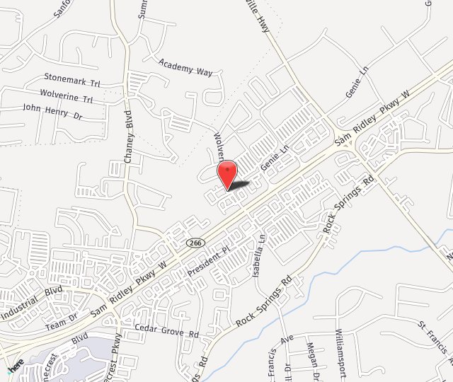 Location Map: 301 Wolverine Trail Smyrna, TN 37167